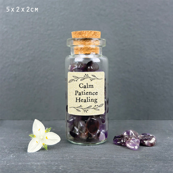 East of India | Bottle of Crystals-Amethyst