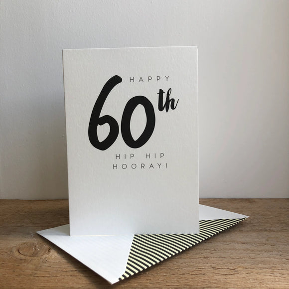 Megan Claire | Male 60th Birthday Card