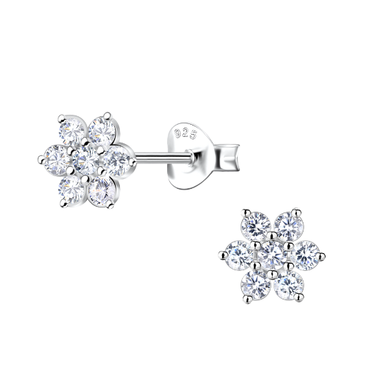 Its Yours | Sterling Silver Flower Stud Earrings